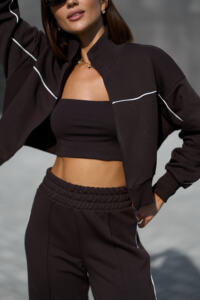 Костюм жіночий з петлі VIERA з Палаццо Шоколадний - Зображення 11