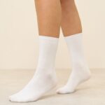 Шкарпетки жіночі літні високі Білі