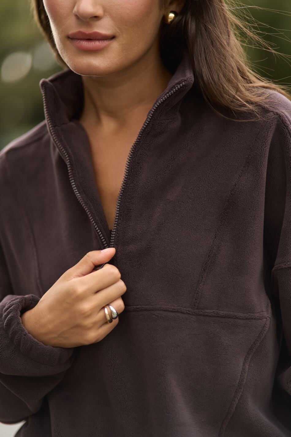 Теплий жіночий костюм на флісі Teddy Fleece Шоколадний - Зображення 6
