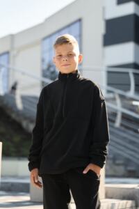 Спортивний дитячий костюм Fleece Teddy Чорний - Зображення 10