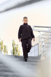 Спортивний дитячий костюм Fleece Teddy Шоколадний - Зображення 2
