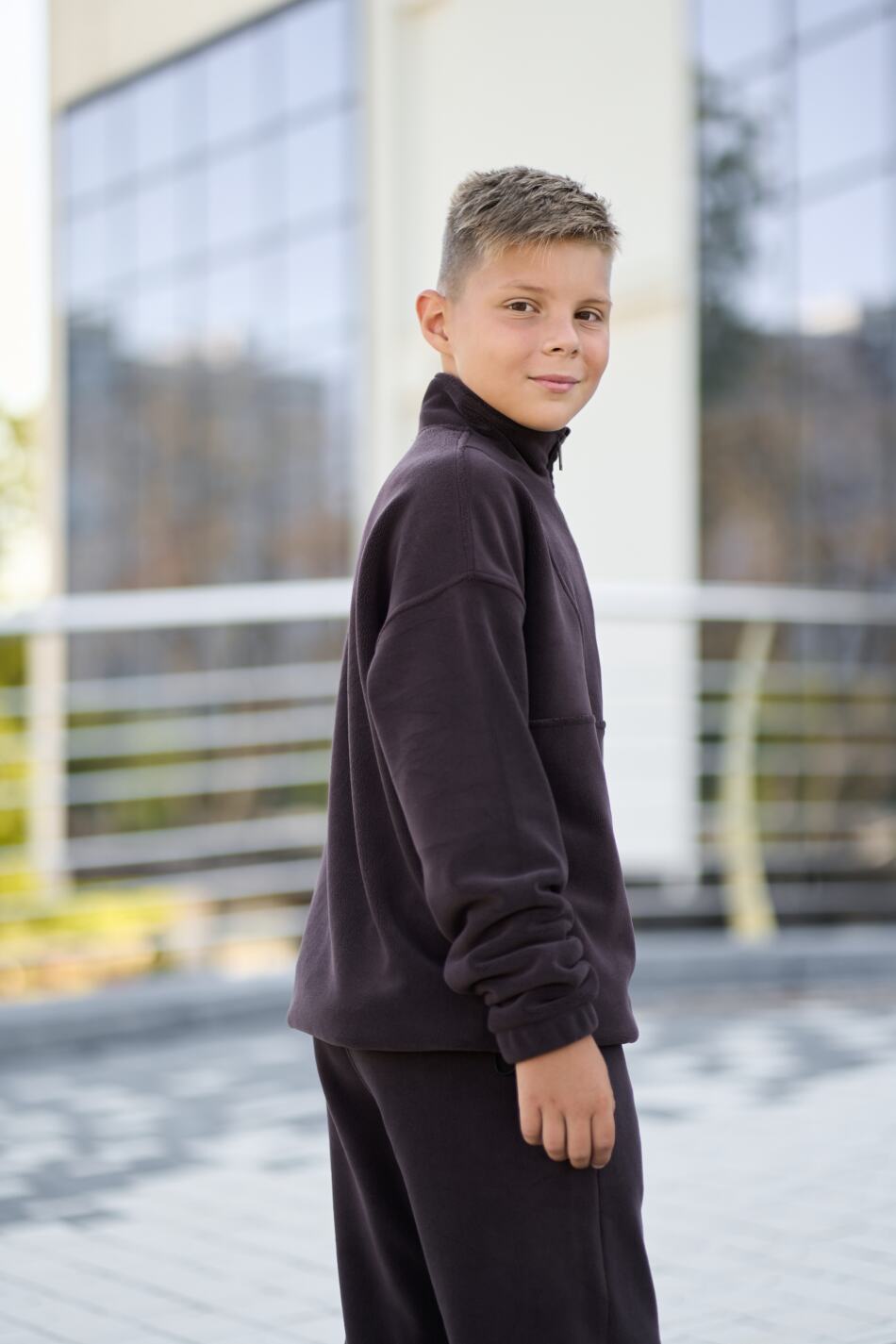 Спортивний дитячий костюм Fleece Teddy Шоколадний - Зображення 15