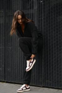Теплий жіночий костюм на флісі Teddy Fleece Чорний - Зображення 6