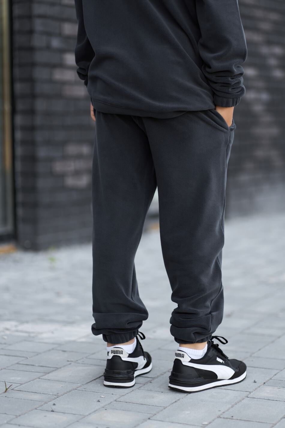 Спортивний дитячий костюм Fleece Teddy Графіт - Зображення 11
