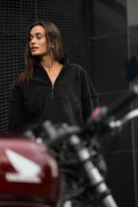 Теплий жіночий костюм на флісі Teddy Fleece Чорний - Зображення 10