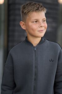 Теплий Спортивний дитячий костюм Fleece Sky Графіт - Зображення 5