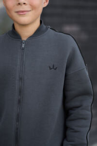 Теплий Спортивний дитячий костюм Fleece Sky Графіт - Зображення 6