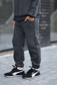Теплий Спортивний дитячий костюм Fleece Sky Графіт - Зображення 9