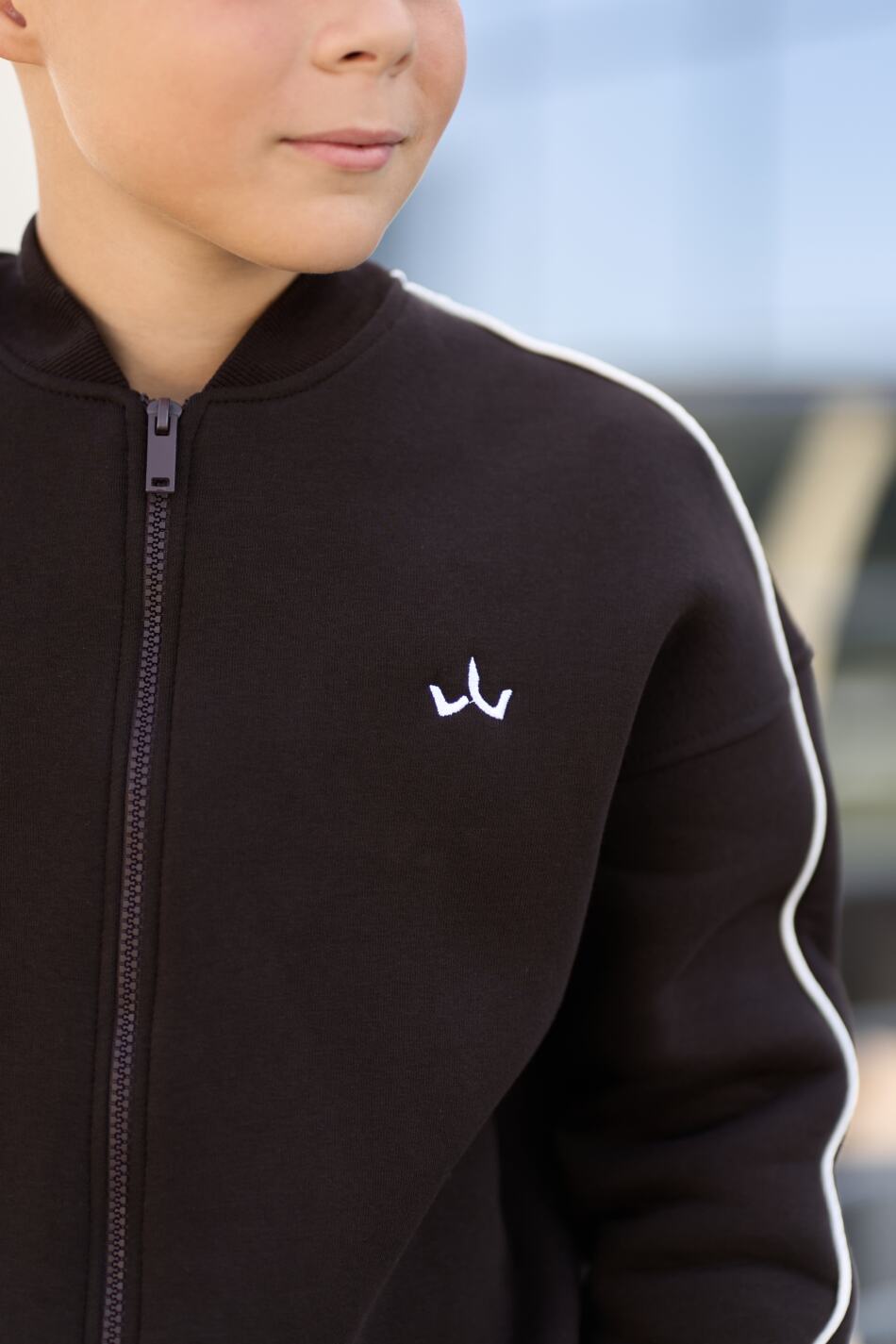 Теплий Спортивний дитячий костюм Fleece Sky Шоколадний - Зображення 6