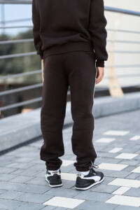 Теплий Спортивний дитячий костюм Fleece Sky Шоколадний - Зображення 8