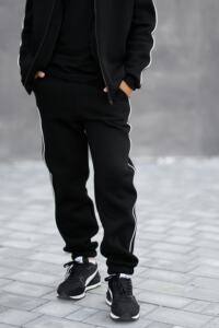 Теплий Спортивний дитячий костюм Fleece Sky Чорний - Зображення 11