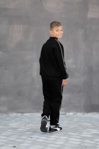 Теплий Спортивний дитячий костюм Fleece Sky Чорний - Зображення 15