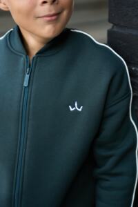 Теплий Спортивний дитячий костюм Fleece Sky Зелений - Зображення 9