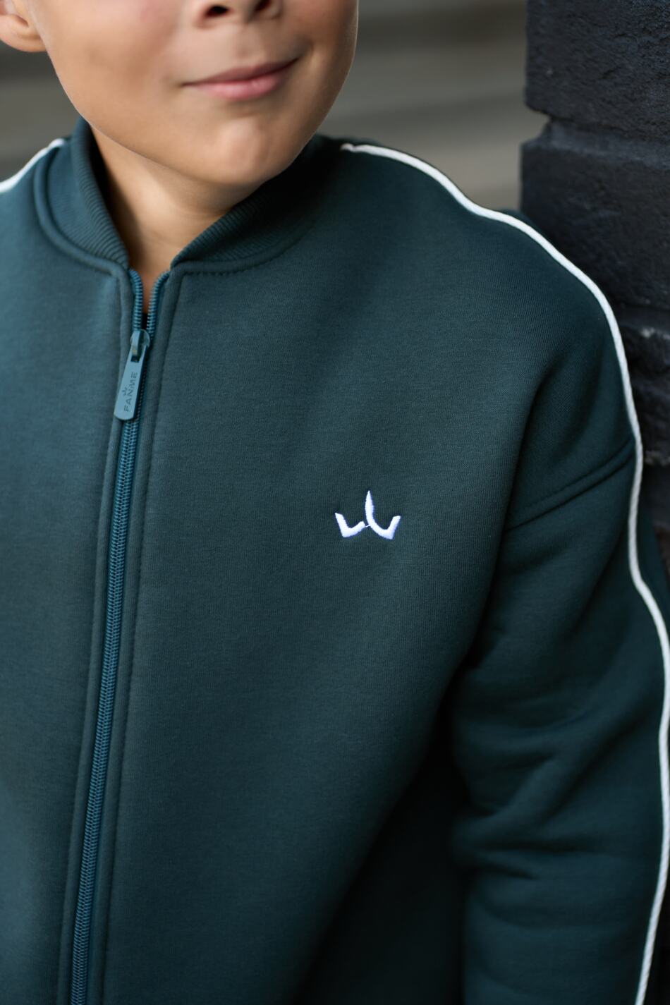 Теплий Спортивний дитячий костюм Fleece Sky Зелений - Зображення 9