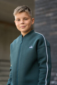 Теплий Спортивний дитячий костюм Fleece Sky Зелений - Зображення 15
