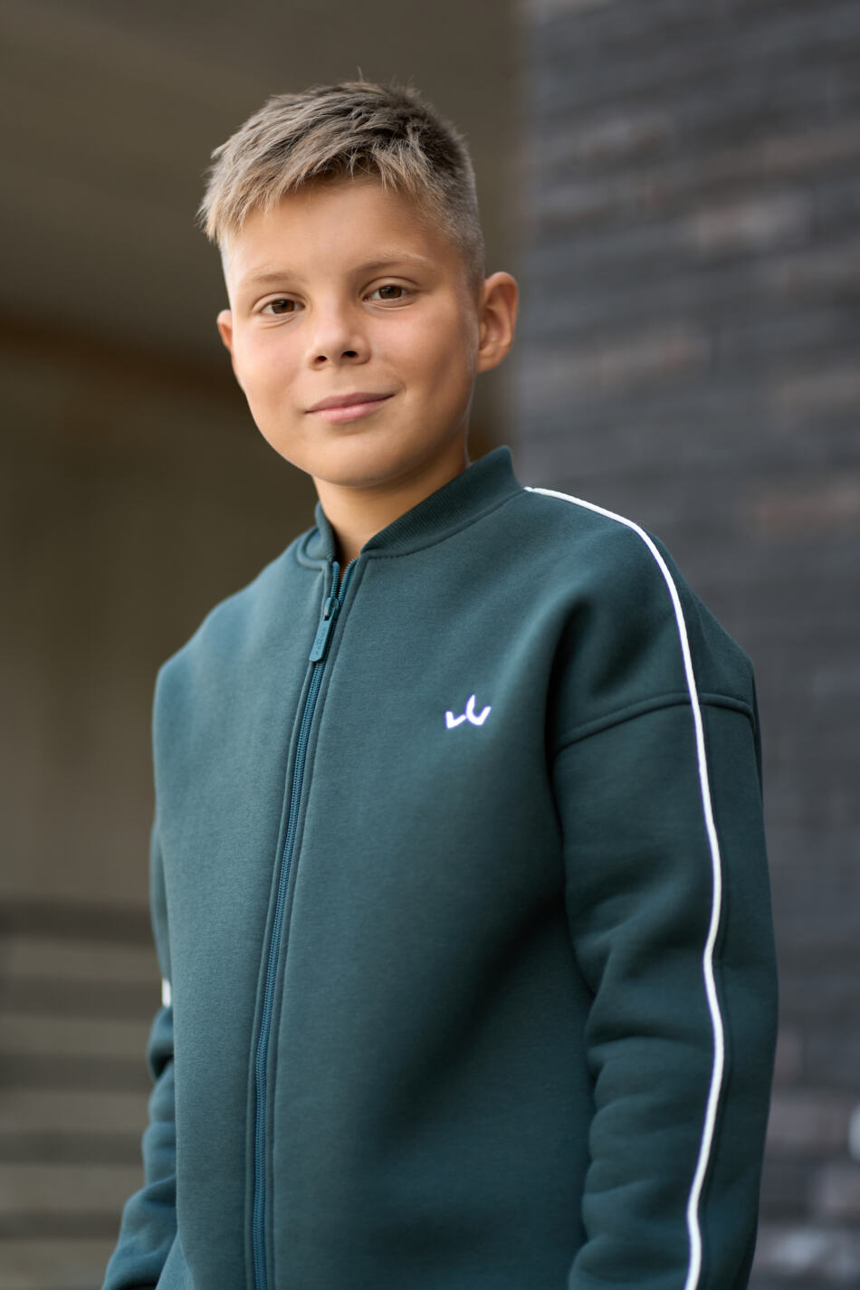 Теплий Спортивний дитячий костюм Fleece Sky Зелений - Зображення 15