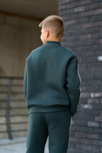 Теплий Спортивний дитячий костюм Fleece Sky Зелений - Зображення 18