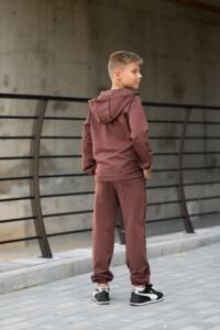 Спортивний костюм Urban двунитка Шоколадний - Зображення 4