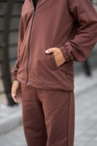 Спортивний костюм Urban двунитка Шоколадний - Зображення 10