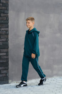 Спортивний костюм Urban двунитка Зелений - Зображення 10