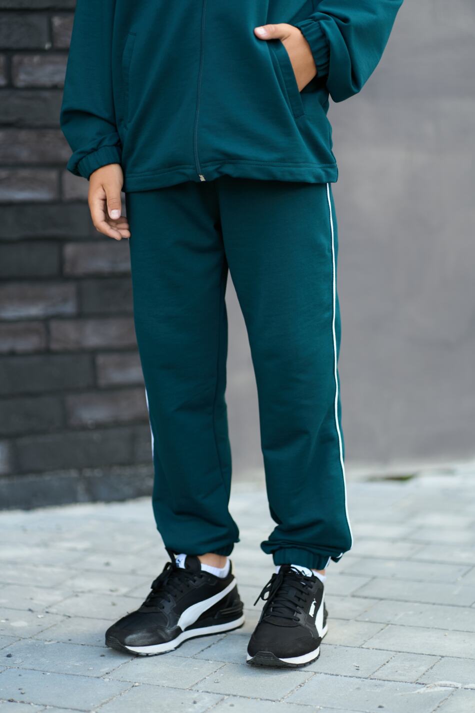 Спортивний костюм Urban двунитка Зелений - Зображення 13