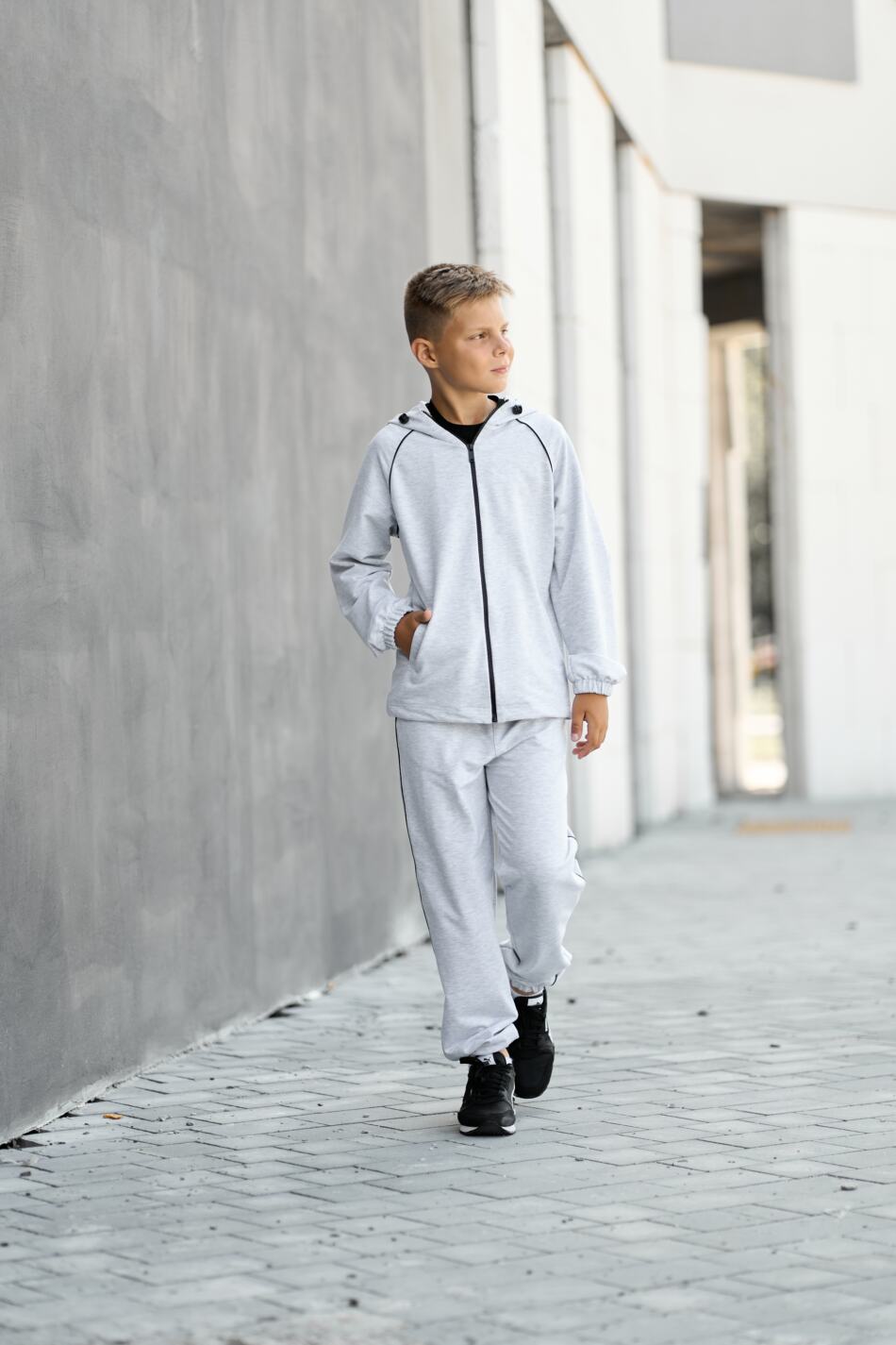 Спортивний костюм Urban двунитка Меланж - Зображення 6
