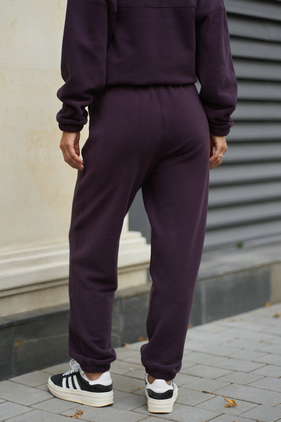 Теплий жіночий костюм на флісі Teddy Fleece Deep Plum - Зображення 8