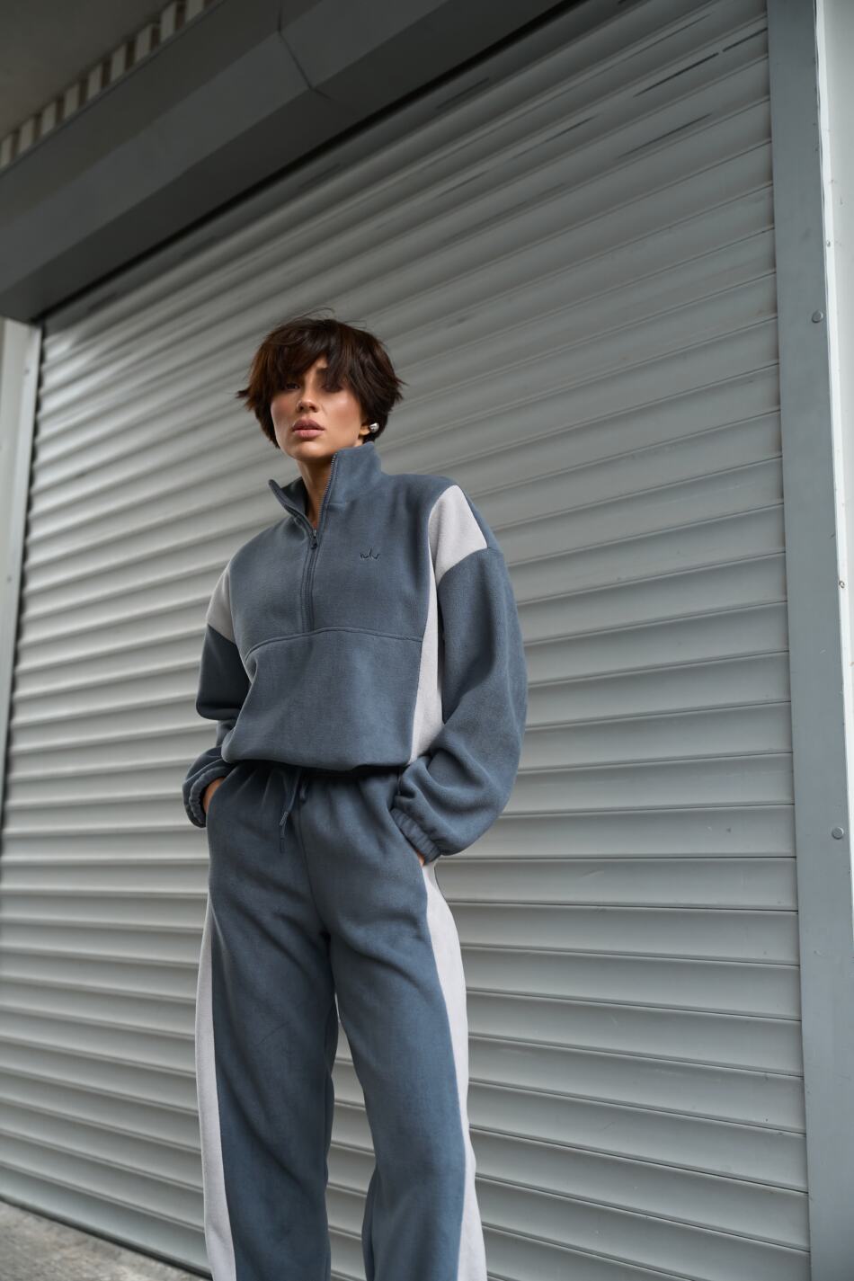 Спортивний костюм Polara від Fanme, з тканини Polar Fleece Індіго - Зображення 1