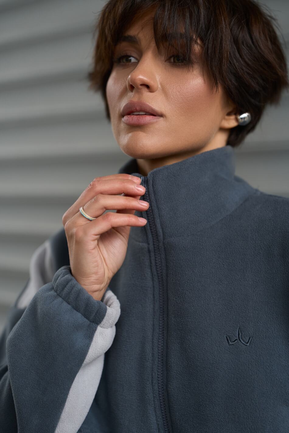 Спортивний костюм Polara від Fanme, з тканини Polar Fleece Індіго - Зображення 10