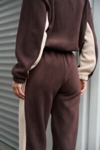 Спортивний костюм Polara від Fanme, з тканини Polar Fleece Шоколадний - Зображення 4