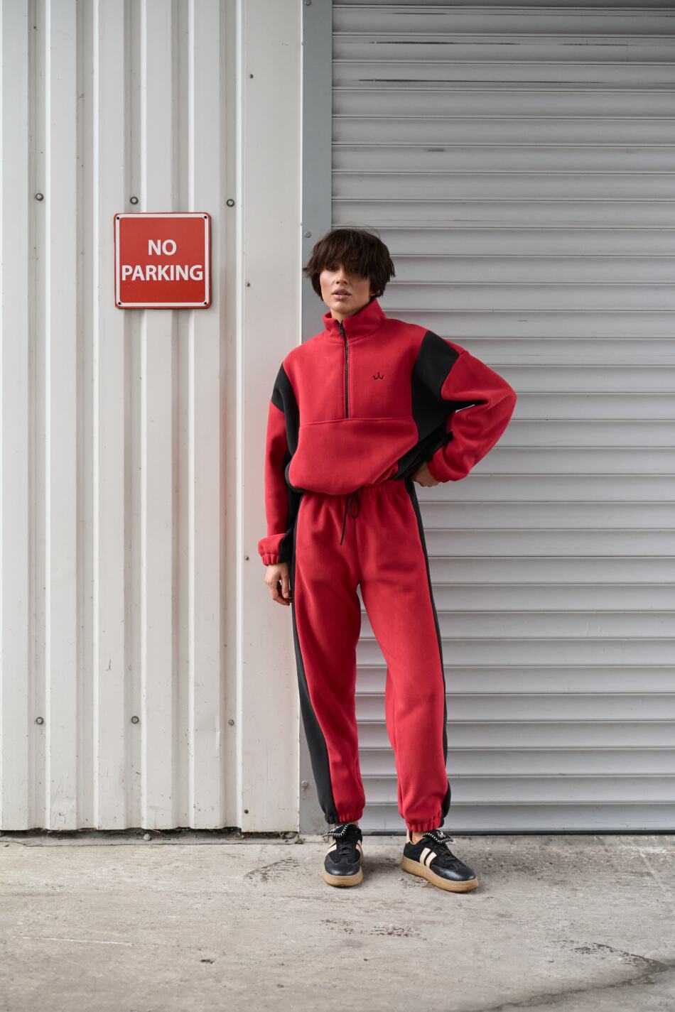 Спортивний костюм Polara від Fanme, з тканини Polar Fleece Червоний - Зображення 15