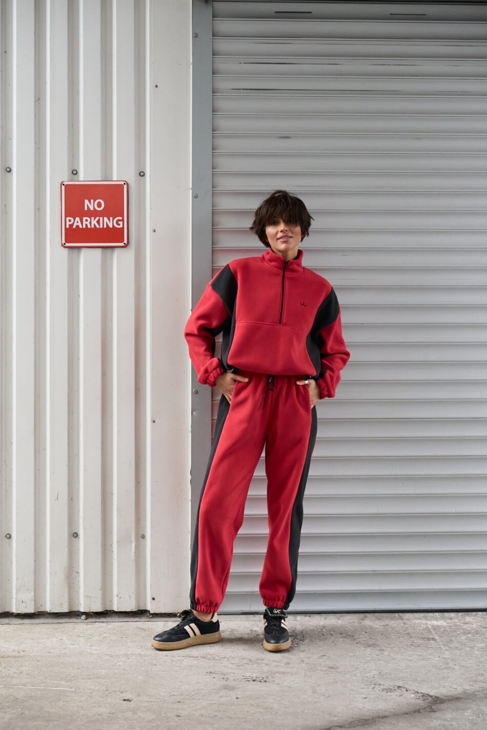 Спортивний костюм Polara від Fanme, з тканини Polar Fleece Червоний - Зображення 14
