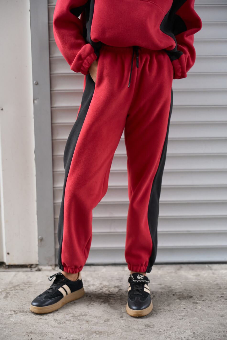 Спортивний костюм Polara від Fanme, з тканини Polar Fleece Червоний - Зображення 10