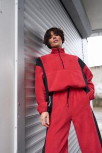 Спортивний костюм Polara від Fanme, з тканини Polar Fleece Червоний - Зображення 6
