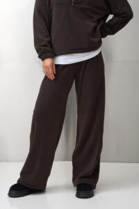 Теплий жіночий костюм на флісі Narena Fleece Шоколад - Зображення 10