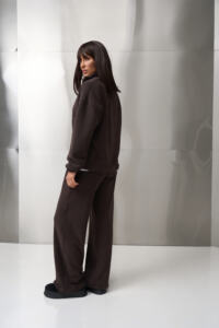 Теплий жіночий костюм на флісі Narena Fleece Шоколад - Зображення 8