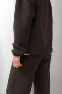 Теплий жіночий костюм на флісі Narena Fleece Шоколад - Зображення 6