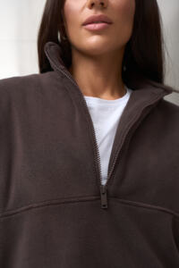 Теплий жіночий костюм на флісі Narena Fleece Шоколад - Зображення 3