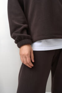 Теплий жіночий костюм на флісі Narena Fleece Шоколад - Зображення 2