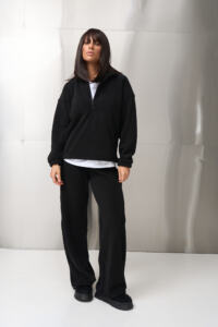 Теплий жіночий костюм на флісі Narena Fleece Чорний