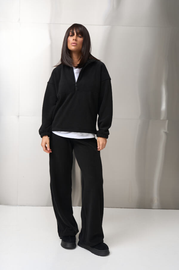 Теплий жіночий костюм на флісі Narena Fleece Чорний