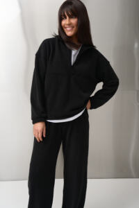 Теплий жіночий костюм на флісі Narena Fleece Чорний - Зображення 7