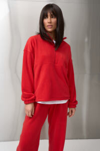 Теплий жіночий костюм на флісі Narena Fleece Червоний - Зображення 3
