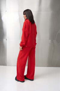 Теплий жіночий костюм на флісі Narena Fleece Червоний - Зображення 8