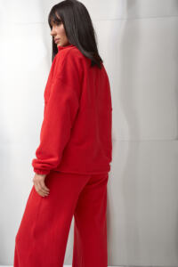 Теплий жіночий костюм на флісі Narena Fleece Червоний - Зображення 10