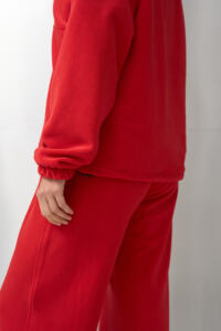 Теплий жіночий костюм на флісі Narena Fleece Червоний - Зображення 11