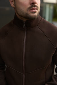 Теплий чоловічий костюм зі стойкою Maverick Шоколадний - Зображення 10