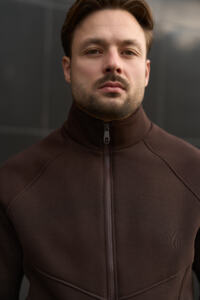 Теплий чоловічий костюм зі стойкою Maverick Шоколадний - Зображення 13