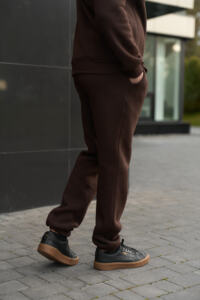 Теплий чоловічий костюм зі стойкою Maverick Шоколадний - Зображення 16