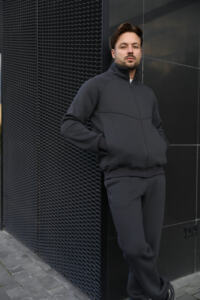 Теплий чоловічий костюм зі стойкою Maverick Графіт - Зображення 2